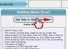 Party Wall Specification